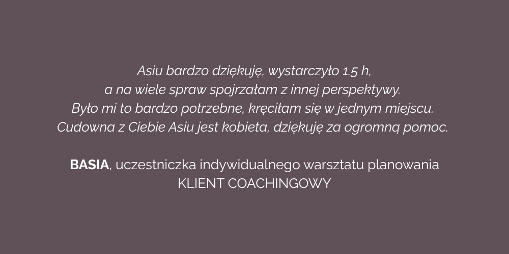 Basia coaching